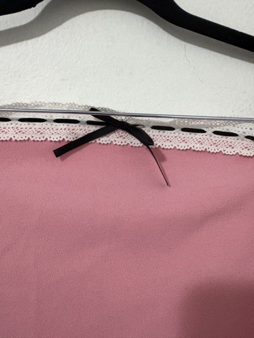 NEW Charlotte Russe Pink Strapless Mini Dress Lace Trim Y2K Coquette Dollcore L - Picture 3 of 6